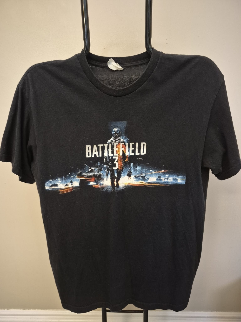 Battlefield 3 Graphic Black Men's T-Shirt